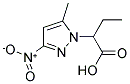 2-(5-METHYL-3-NITRO-PYRAZOL-1-YL)-BUTYRIC ACID Struktur