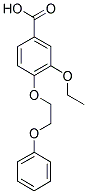 3-ETHOXY-4-(2-PHENOXY-ETHOXY)-BENZOIC ACID Struktur