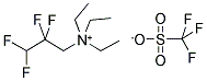 2,2,3,3-TETRAFLUOROPROPYL TRIETHYLAMMONIUM TRIFLATE Struktur