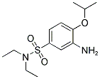 3-AMINO-N,N-DIETHYL-4-ISOPROPOXYBENZENESULFONAMIDE Struktur