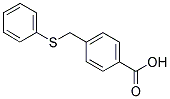 4-[(PHENYLTHIO)METHYL]BENZOIC ACID Struktur