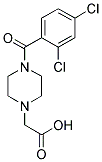 [4-(2,4-DICHLORO-BENZOYL)-PIPERAZIN-1-YL]-ACETIC ACID Struktur