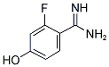 2-FLUORO-4-HYDROXY-BENZAMIDINE Struktur