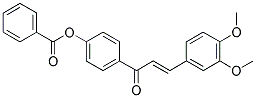 BENZOIC ACID 4-[3-(3,4-DIMETHOXY-PHENYL)-ACRYLOYL]-PHENYL ESTER Struktur