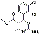 METHYL 2-AMINO-6-(2,3-DICHLOROPHENYL)-4-METHYL-6H-1,3-THIAZINE-5-CARBOXYLATE Struktur