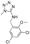 N-(3,5-DICHLORO-2-METHOXYBENZYL)-1-METHYL-1H-TETRAZOL-5-AMINE Struktur