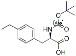 (R)-2-TERT-BUTOXYCARBONYLAMINO-3-(4-ETHYL-PHENYL)-PROPIONIC ACID Struktur