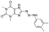 8-[(1E)-3-(3,4-DIMETHYLPHENYL)TRIAZ-1-ENYL]-1,3-DIMETHYL-3,7-DIHYDRO-1H-PURINE-2,6-DIONE