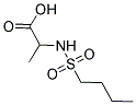 2-[(BUTYLSULFONYL)AMINO]PROPANOIC ACID Struktur