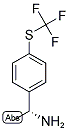 (R)-1-(4-(TRIFLUOROMETHYLTHIO)PHENYL)ETHANAMINE Struktur