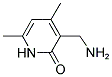 3-(AMINOMETHYL)-4,6-DIMETHYLPYRIDIN-2(1H)-ONE Struktur