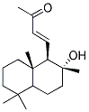 (3E)-4-[(1R,2R,8AS)-2-HYDROXY-2,5,5,8A-TETRAMETHYLDECAHYDRONAPHTHALEN-1-YL]BUT-3-EN-2-ONE Struktur