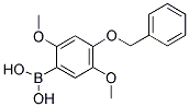 4-BENZYLOXY-2,5-DIMETHOXYPHENYLBORONIC ACID Struktur