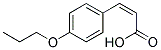 (2Z)-3-(4-PROPOXYPHENYL)-2-PROPENOIC ACID Struktur