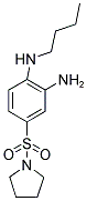 N-[2-AMINO-4-(PYRROLIDIN-1-YLSULFONYL)PHENYL]-N-BUTYLAMINE Struktur