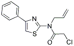 N-ALLYL-2-CHLORO-N-(4-PHENYL-1,3-THIAZOL-2-YL)ACETAMIDE Struktur