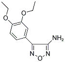 1,2,5-OXADIAZOL-3-AMINE, 4-(3,4-DIETHOXYPHENYL)- Struktur