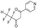 4,4,5,5-TETRAFLUORO-1-PYRIDIN-4-YLPENTANE-1,3-DIONE Struktur