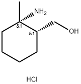 CIS-2-HYDROXYMETHYL-1-METHYL-1-CYCLOHEXYLAMINE HYDROCHLORIDE Struktur