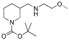 3-[(2-METHOXY-ETHYLAMINO)-METHYL]-PIPERIDINE-1-CARBOXYLIC ACID TERT-BUTYL ESTER Struktur