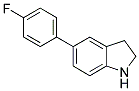 5-(4-FLUOROPHENYL)INDOLINE Struktur