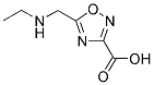 5-[(ETHYLAMINO)METHYL]-1,2,4-OXADIAZOLE-3-CARBOXYLIC ACID Struktur