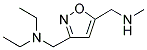 N-ETHYL-N-((5-[(METHYLAMINO)METHYL]-3-ISOXAZOLYL)METHYL)ETHANAMINE Struktur