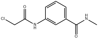 3-[(CHLOROACETYL)AMINO]-N-METHYLBENZAMIDE Struktur