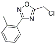 5-(CHLOROMETHYL)-3-(2-METHYLPHENYL)-1,2,4-OXADIAZOLE Struktur