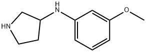 (3-METHOXY-PHENYL)-PYRROLIDIN-3-YL-AMINE Struktur