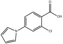 2-CHLORO-4-PYRROL-1-YL-BENZOIC ACID Struktur