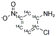 2-CHLORO-5-NITROANILINE [RING-14C(U)] Struktur