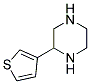 2-THIOPHEN-3-YL-PIPERAZINE Struktur