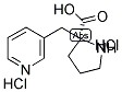 (S)-ALPHA-(3-PYRIDINYLMETHYL)-PROLINE-2HCL Struktur