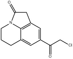 8-(CHLOROACETYL)-5,6-DIHYDRO-4H-PYRROLO[3,2,1-IJ]QUINOLIN-2(1H)-ONE Struktur