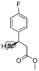 (R)-METHYL 3-AMINO-3-(4-FLUOROPHENYL)PROPANOATE Struktur