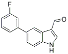 5-(3-FLUOROPHENYL)-1H-INDOLE-3-CARBALDEHYDE Struktur