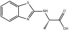 2-(1,3-BENZOTHIAZOL-2-YLAMINO)PROPANOIC ACID Struktur