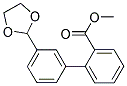 METHYL 3'-(1,3-DIOXOLAN-2-YL)[1,1'-BIPHENYL]-2-CARBOXYLATE Struktur