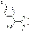 (4-CHLOROPHENYL)(1-METHYL-1H-IMIDAZOL-2-YL)METHYLAMINE Struktur