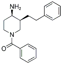 CIS-1-BENZOYL-3-(2-PHENYLETHYL)PIPERIDIN-4-AMINE Struktur