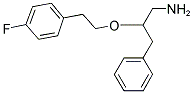 2-[(4-FLUOROPHENETHYL)OXY]-3-PHENYLPROPYLAMINE Struktur