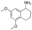 5,7-DIMETHOXY-1,2,3,4-TETRAHYDRO-NAPHTHALEN-1-YLAMINE Struktur