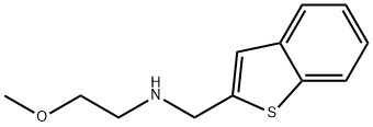 BENZO[B]THIOPHEN-2-YLMETHYL-(2-METHOXY-ETHYL)-AMINE Struktur