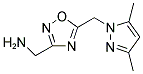 ((5-[(3,5-DIMETHYL-1H-PYRAZOL-1-YL)METHYL]-1,2,4-OXADIAZOL-3-YL)METHYL)AMINE Struktur