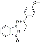 2-[2-(4-METHOXY-PHENYLAMINO)-ETHYL]-ISOINDOLE-1,3-DIONE Struktur