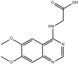 (6,7-DIMETHOXY-QUINAZOLIN-4-YLAMINO)-ACETIC ACID Struktur