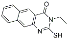 3-ETHYL-2-MERCAPTOBENZO[G]QUINAZOLIN-4(3H)-ONE Struktur