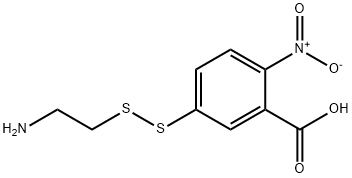 5-(2-AMINOETHYL)DITHIO-2-NITROBENZOIC ACID Struktur