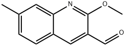 2-METHOXY-7-METHYL-QUINOLINE-3-CARBALDEHYDE Struktur